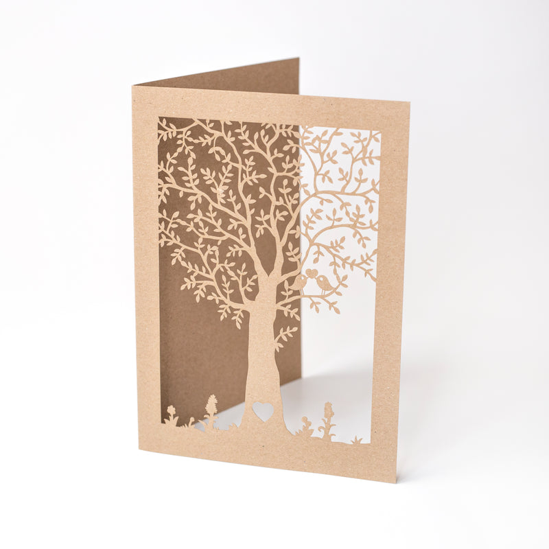 Eco Laser Cut Cover with Tree