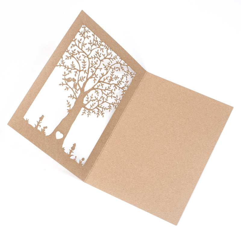 Eco Laser Cut Cover with Tree