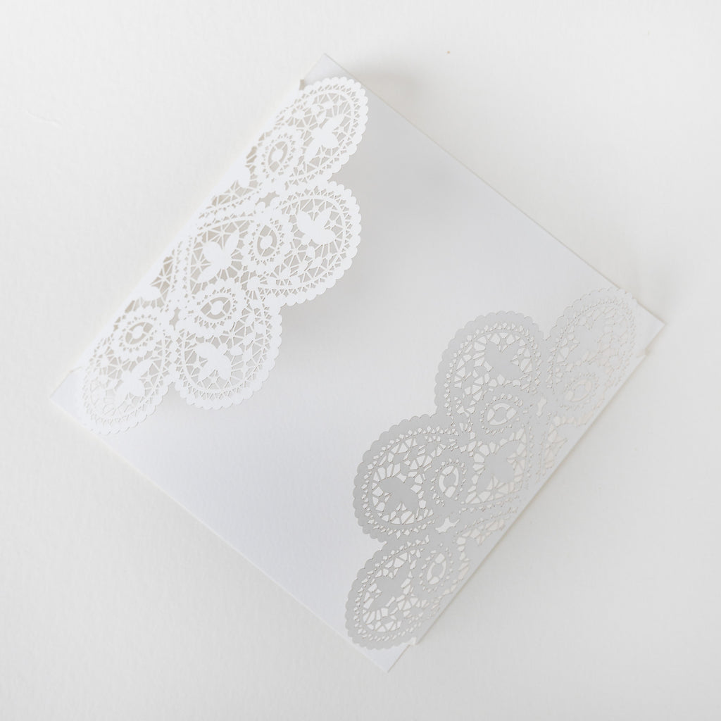 Ivory Laser Cut Cover