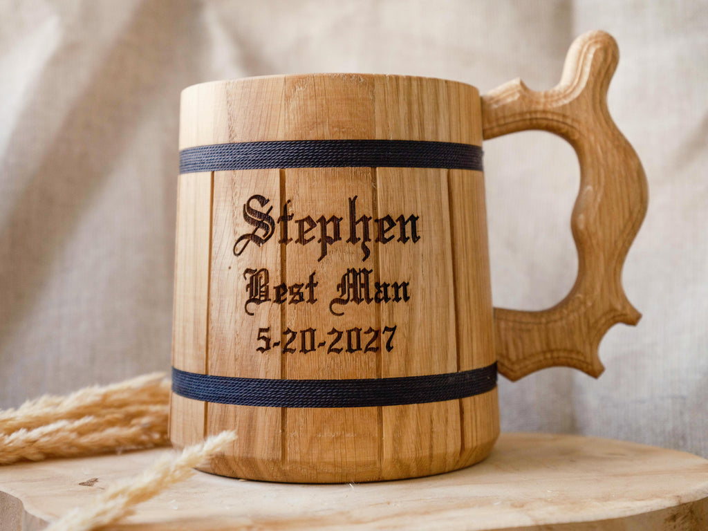 Personalized Engraved Beer Mug, Birthday Gift, Gifts For Him, Boyfriend Gift, Personalized Beer Mug